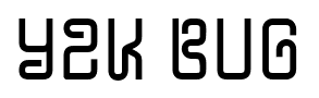 Y2K Bug font